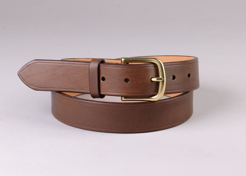 Felecia Brown Italian Leather Belt, In stock!